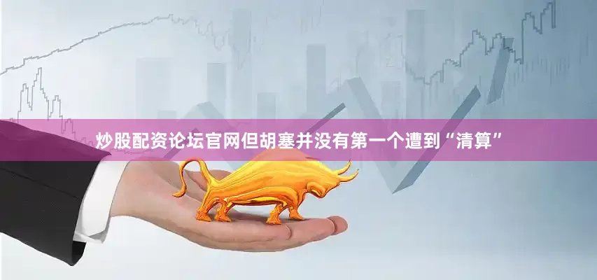 炒股配资论坛官网但胡塞并没有第一个遭到“清算”